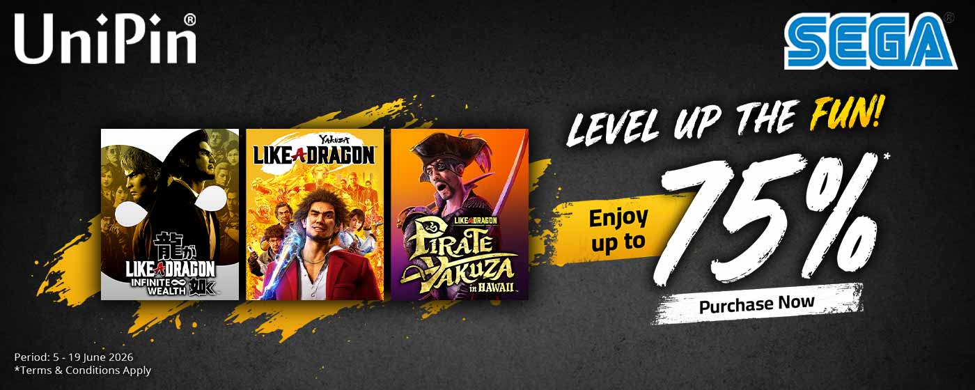 Enjoy massive discounts on Yakuza titles up to 75% off! (MY)